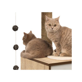 Mueble rascador para gatos V-HIGH BASE VESPER