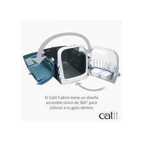 Transportín CATIT PET CABRIO AZUL